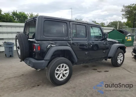 2023 Jeep Wrangler Sport z USA, uszkodzony, nr VIN 1C4HJXDN5PW701882